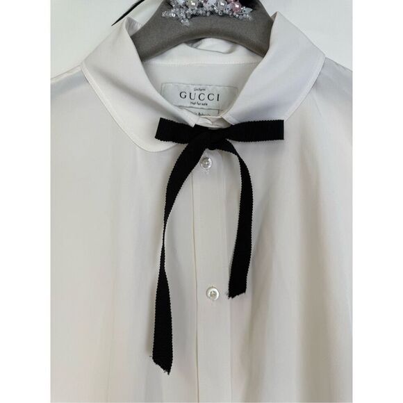 BRAND NEW GUCCI WHITE BLOUSE 🗃️ - Picture 3 of 8